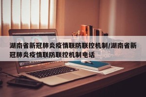 湖南省新冠肺炎疫情联防联控机制/湖南省新冠肺炎疫情联防联控机制电话